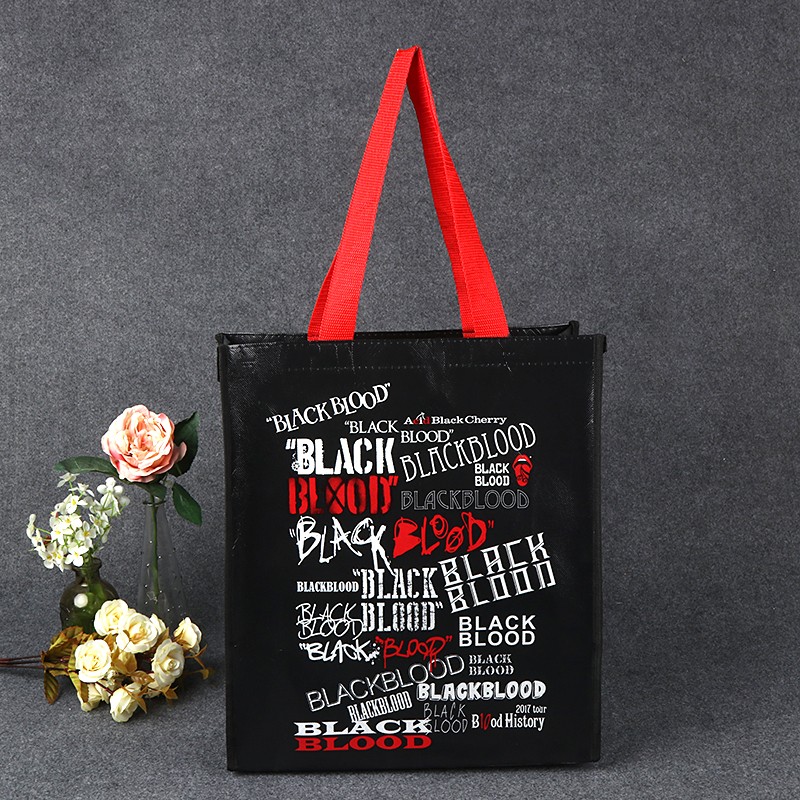 Custom reusable laminated non woven bag shopper bag