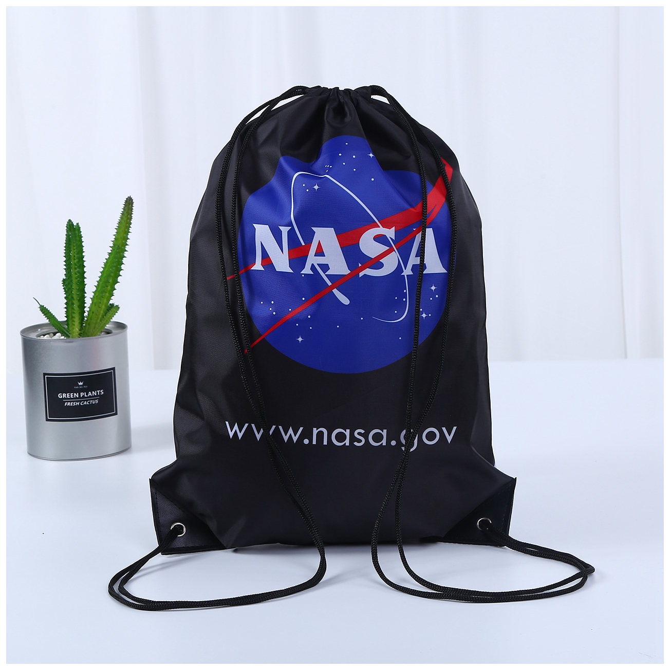 Customized NASA Drawstring Bag
