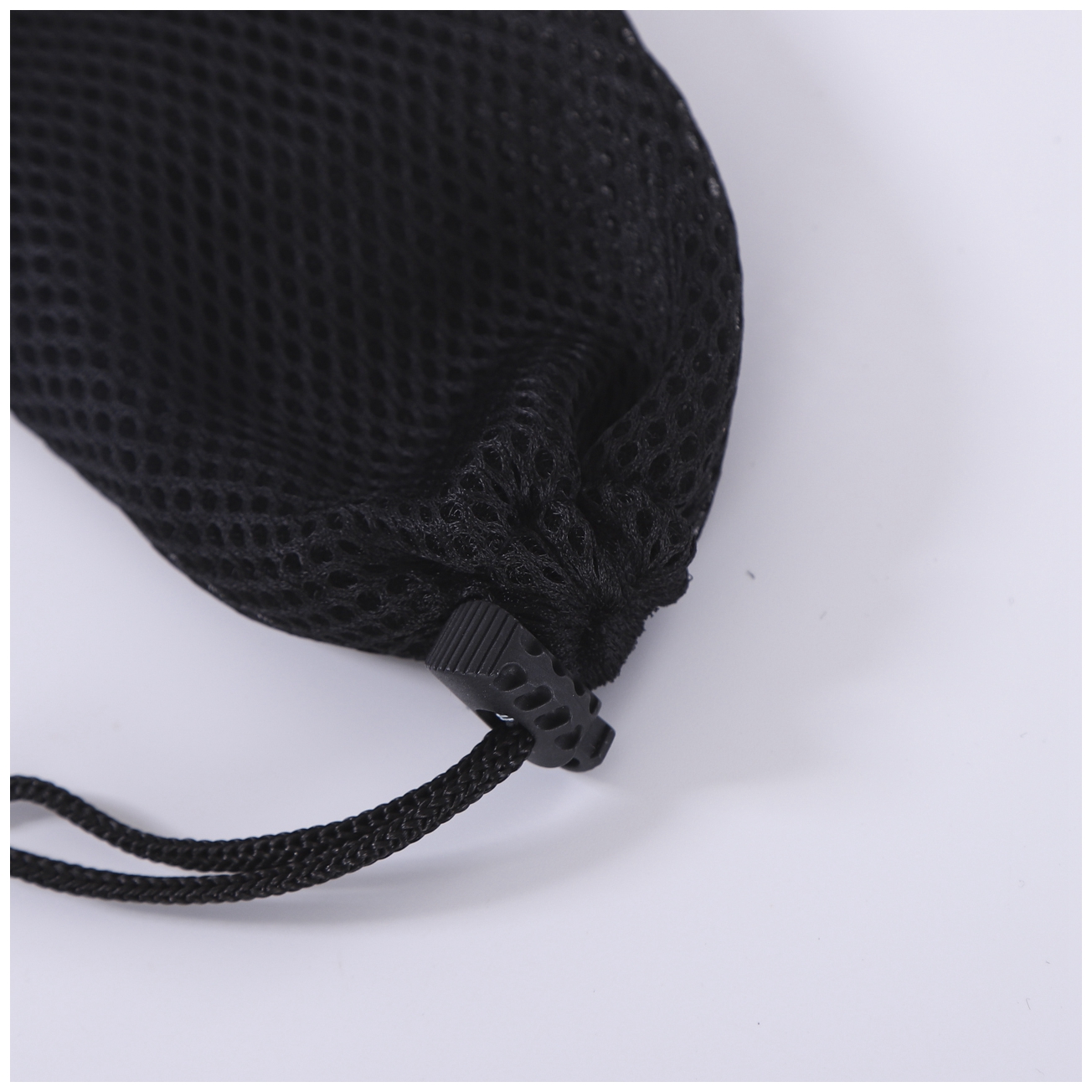 small drawstring nylon mesh bag
